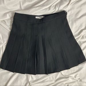 Black tennis skirt